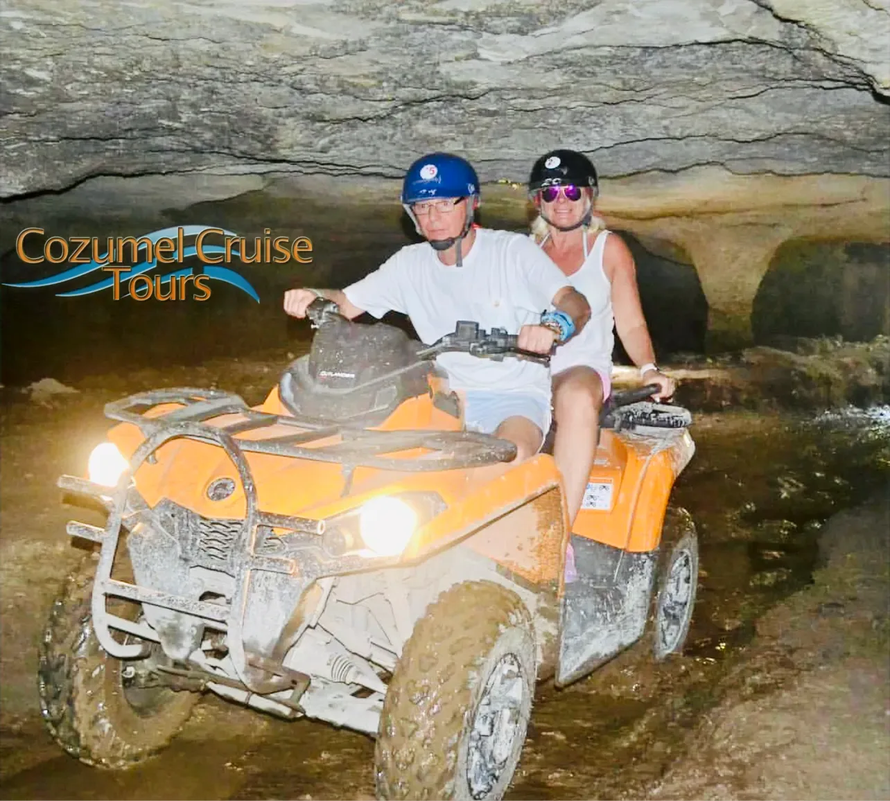 Private Jeep & ATV Jade Cavern Cenote Adventure - punta sur ecological park in Cozumel