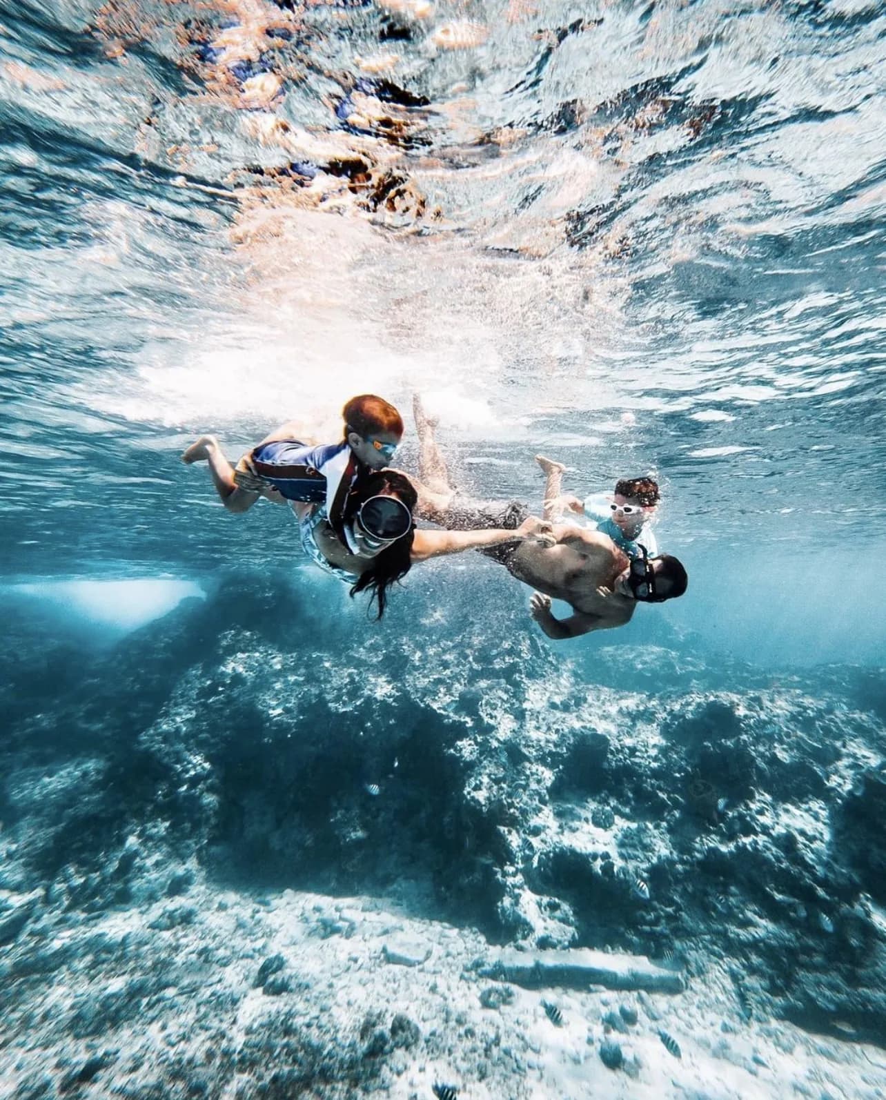 Cozumel Reef Snorkeling Experience - underwater snorkeling duo in Cozumel